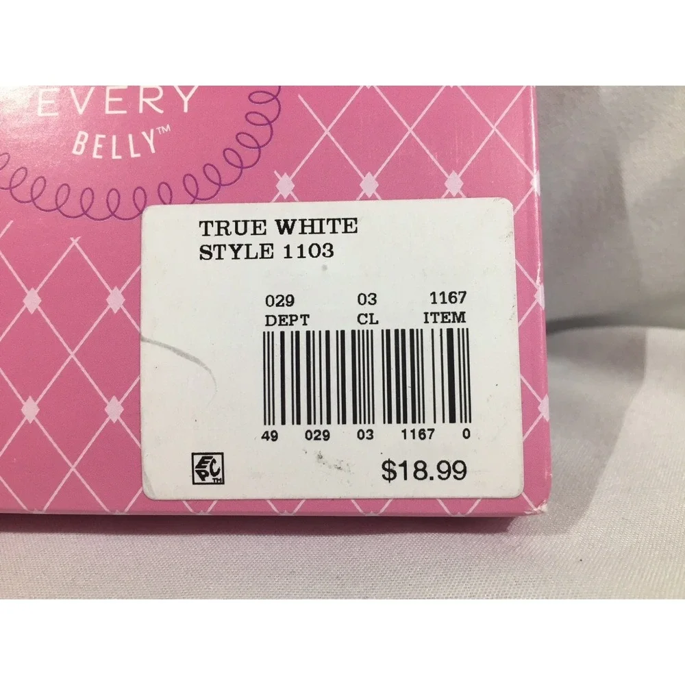 NIP BeMaternity Ingrid Isabel BEBAND‎ Extra Length & Silicone Strip White S / M